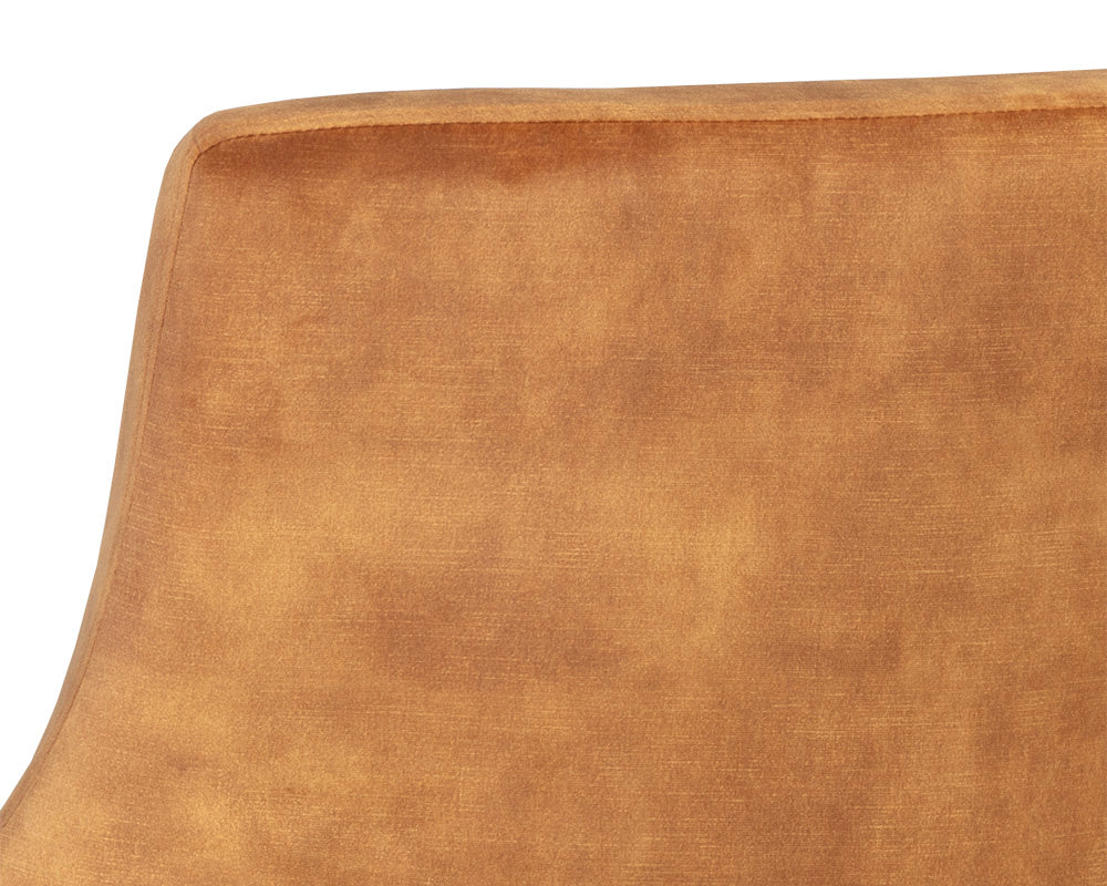 Aletta Lounge Chair - Nono Tapenade Gold | Sunpan Furniture - 107756