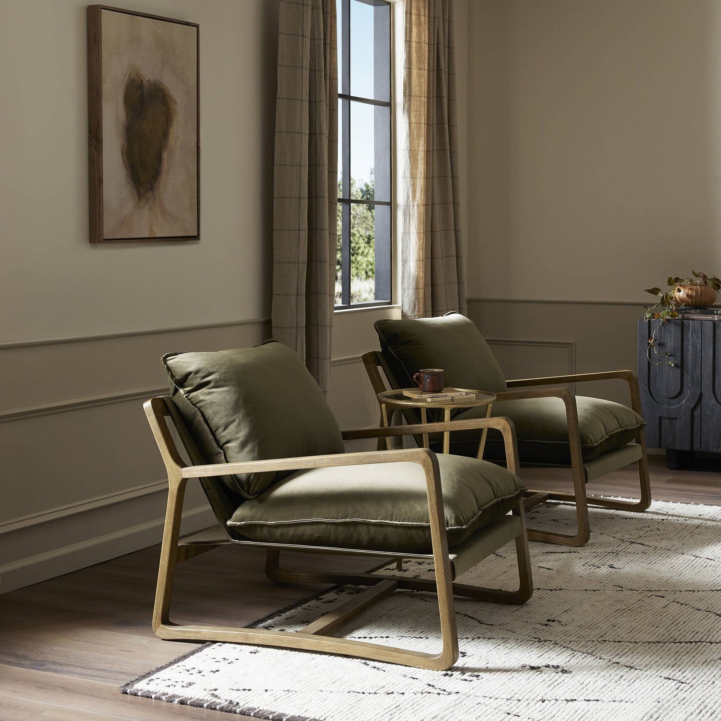 Ace Chair - Surrey Olive | Four Hands - 105583-034