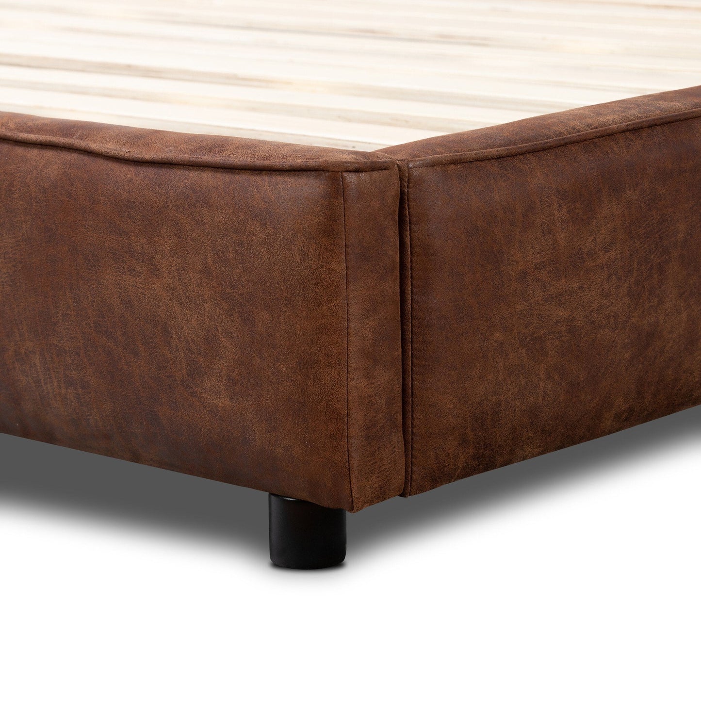 Aidan Queen Bed - Vintage Tobacco | Four Hands - 106185-048