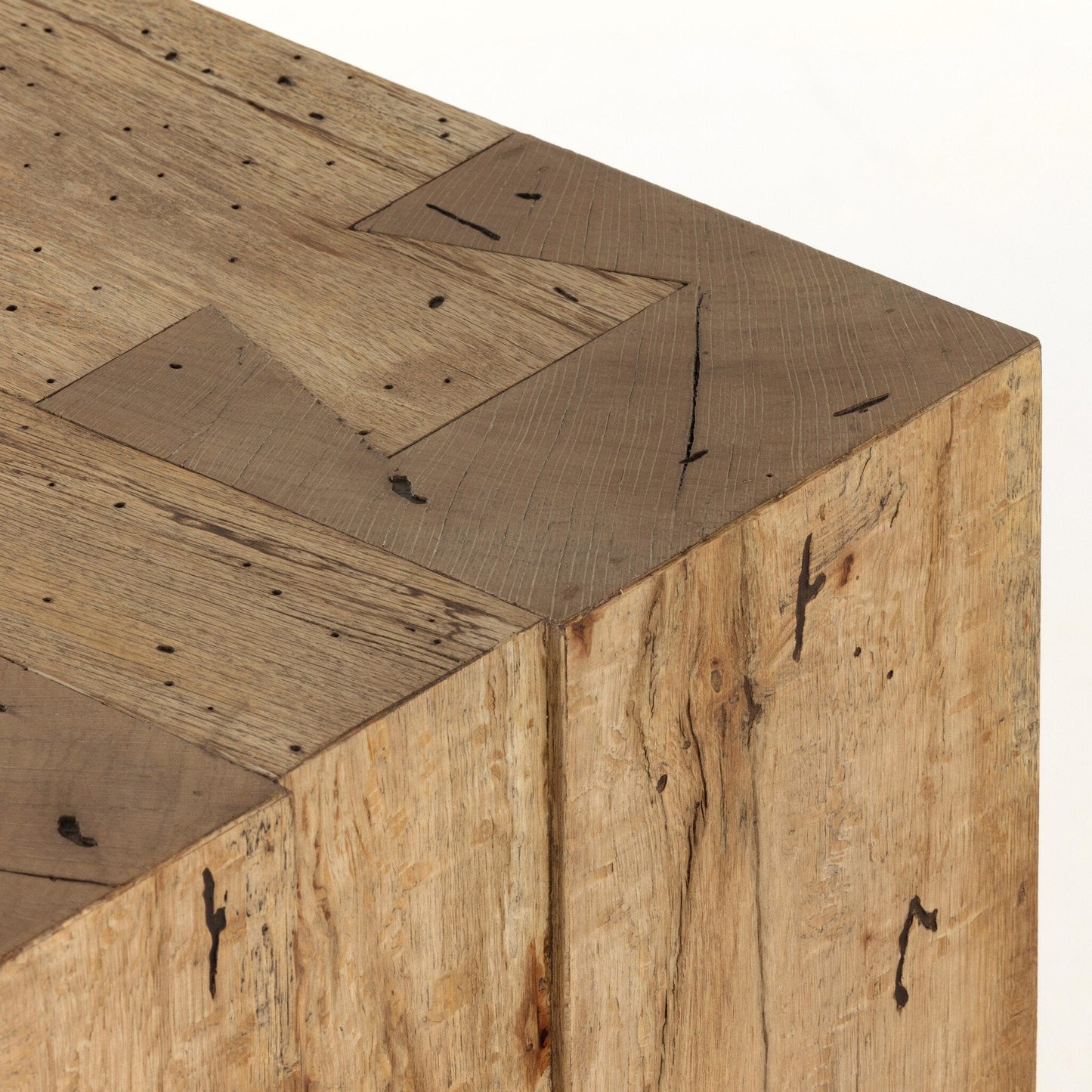 Abaso Console Table - Rustic Ash Oyster | Four Hands - 229656-002