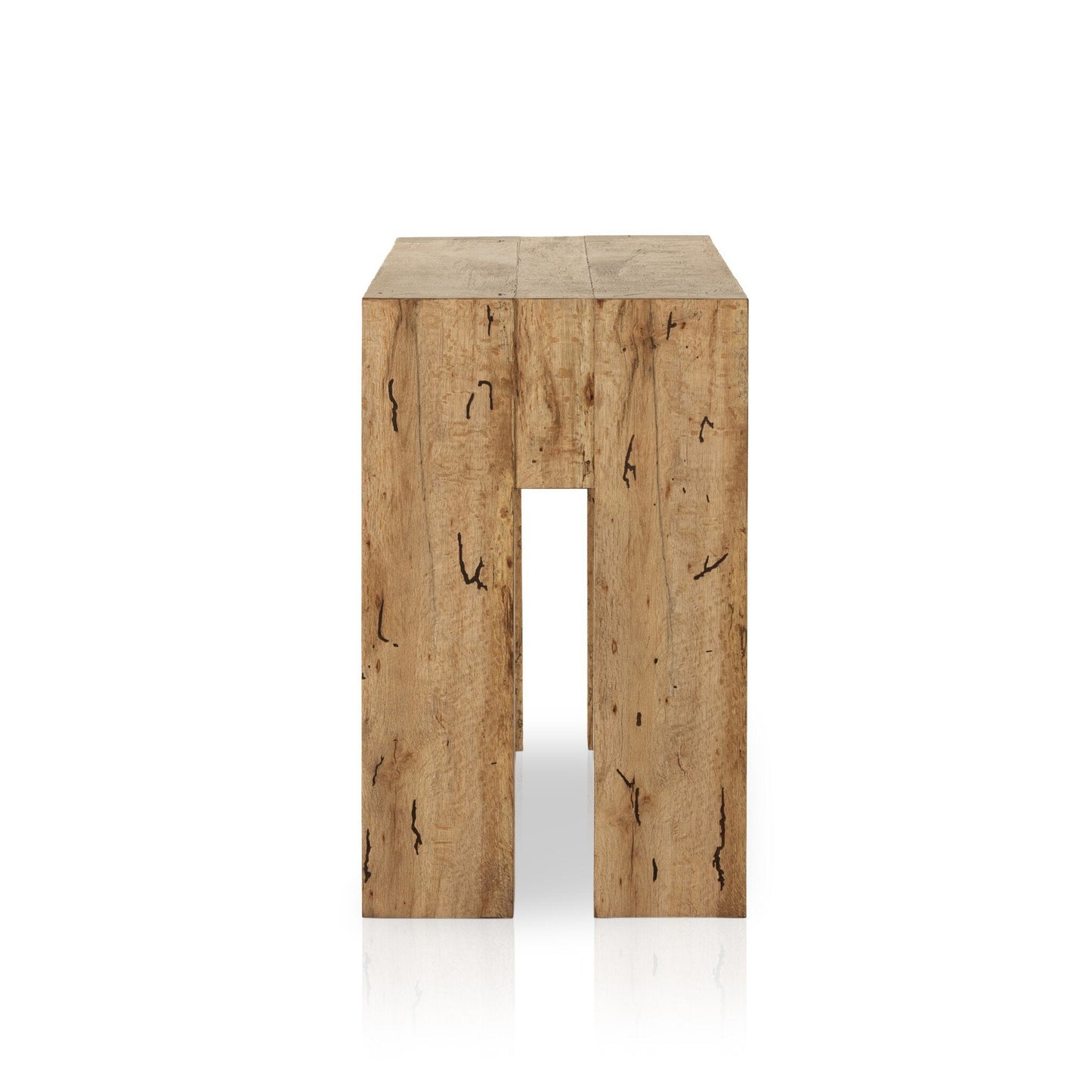 Abaso Console Table - Rustic Ash Oyster | Four Hands - 229656-002