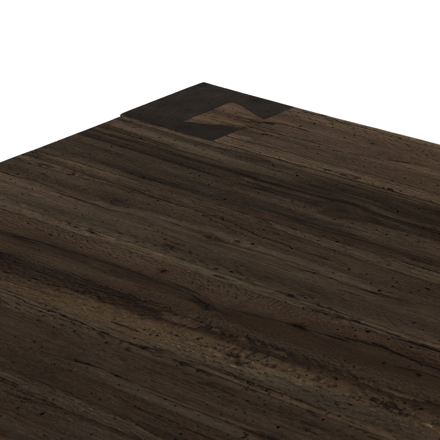 Abaso Coffee Table - Ebony Rustic Wormwood Oak | Four Hands - 232775-002