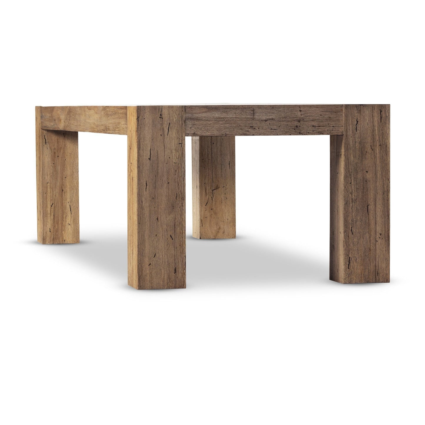 Abaso Dining Table 108 - Rustic Wormwood Oak | Four Hands - 233931-001