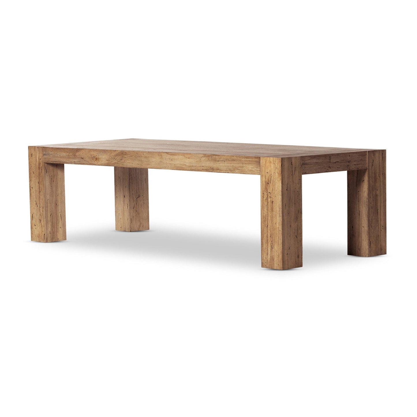 Abaso Dining Table 108 - Rustic Wormwood Oak | Four Hands - 233931-001