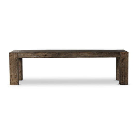 Abaso Dining Table 108 - Ebony Rustic Wormwood Oak | Four Hands - 233931-002