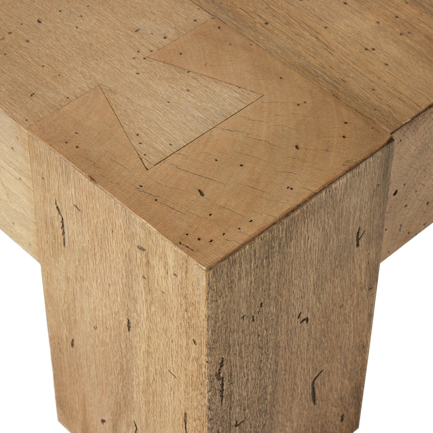 Abaso Rectangular Coffee Table - Rustic Wormwood Oak | Four Hands - 238571-001
