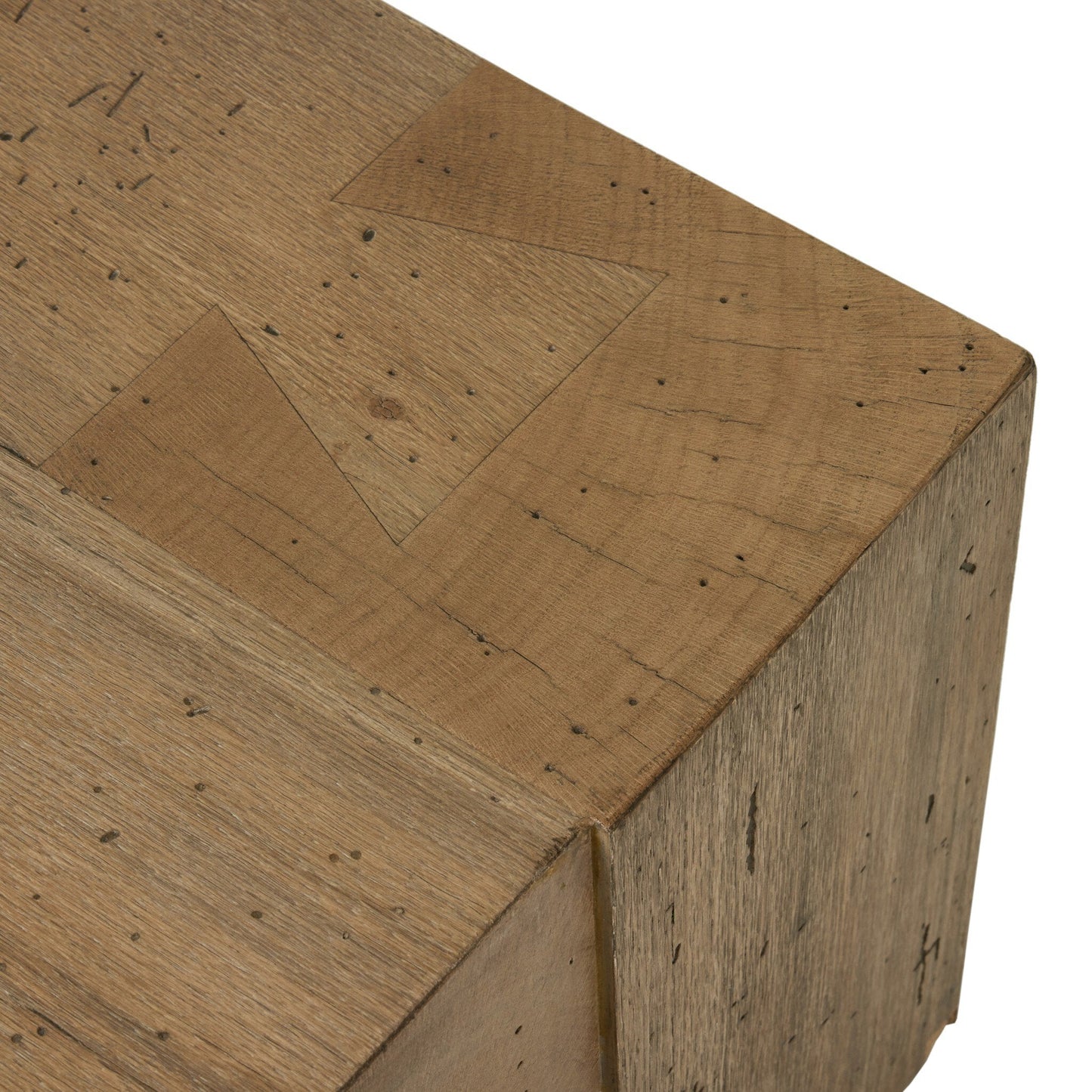 Abaso Rectangular Coffee Table - Rustic Wormwood Oak | Four Hands - 238571-001