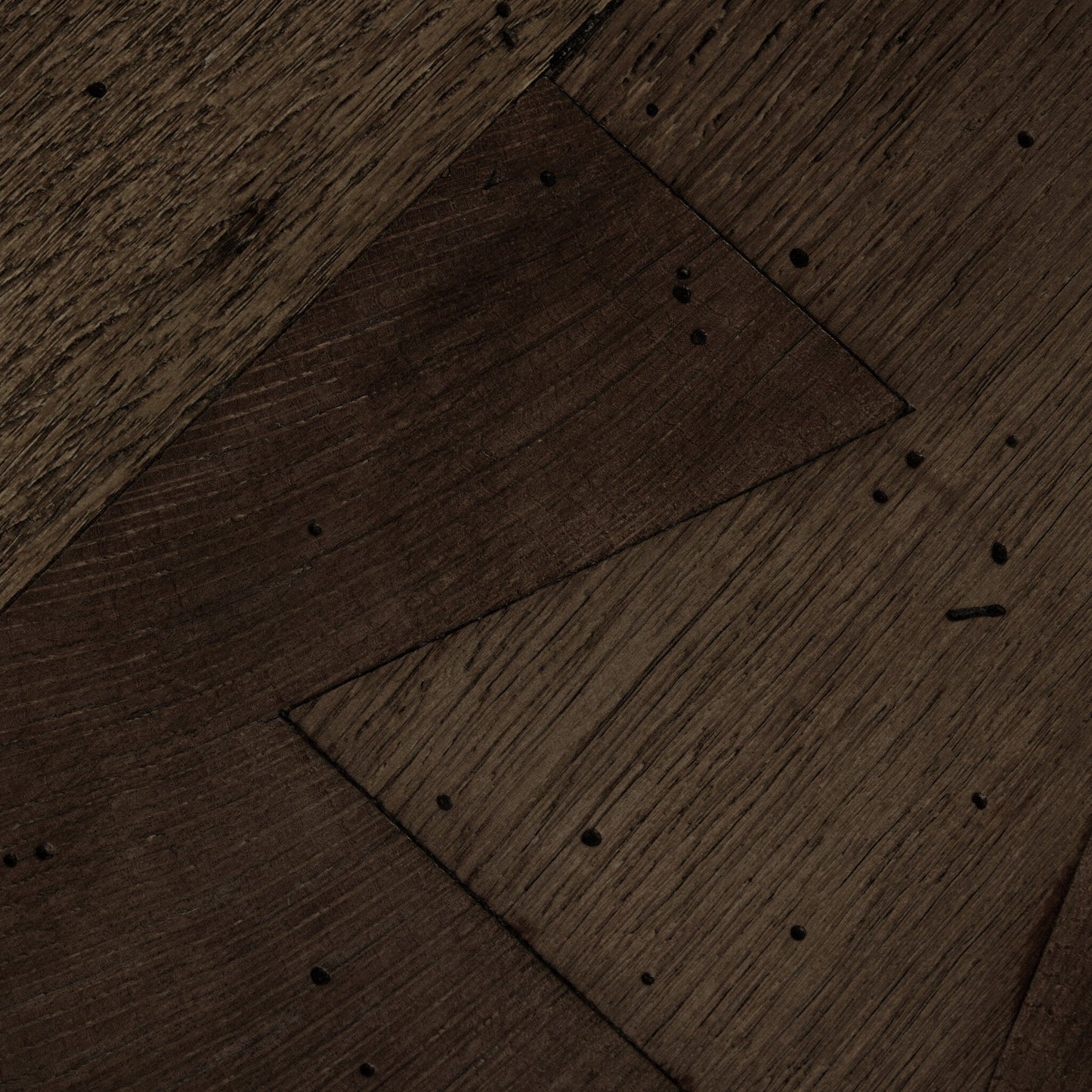 Abaso Small Square Coffee Table - Ebony Rustic Wormwood Oak | Four Hands - 239394-002