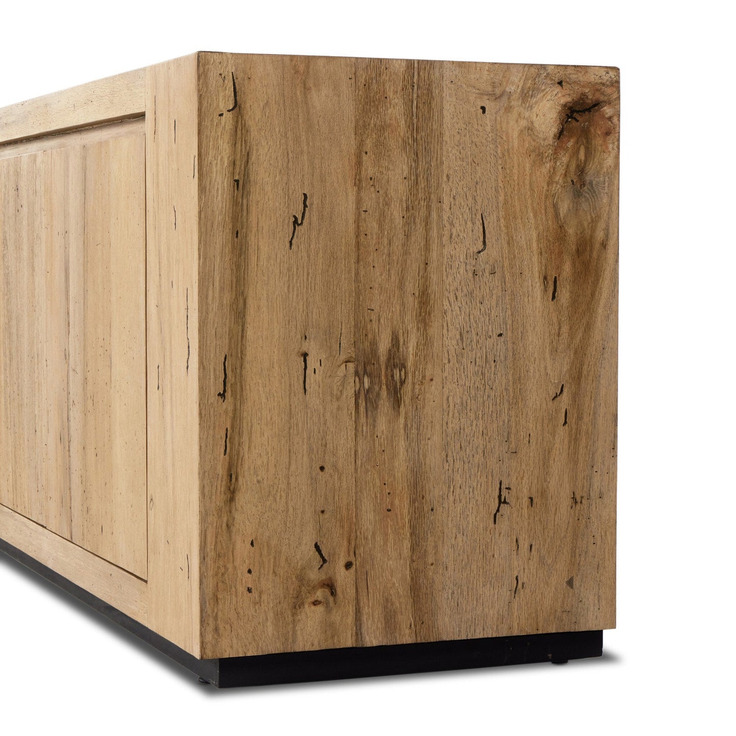 Abaso Media Console - Rustic Wormwood Oak | Four Hands - 239400-001