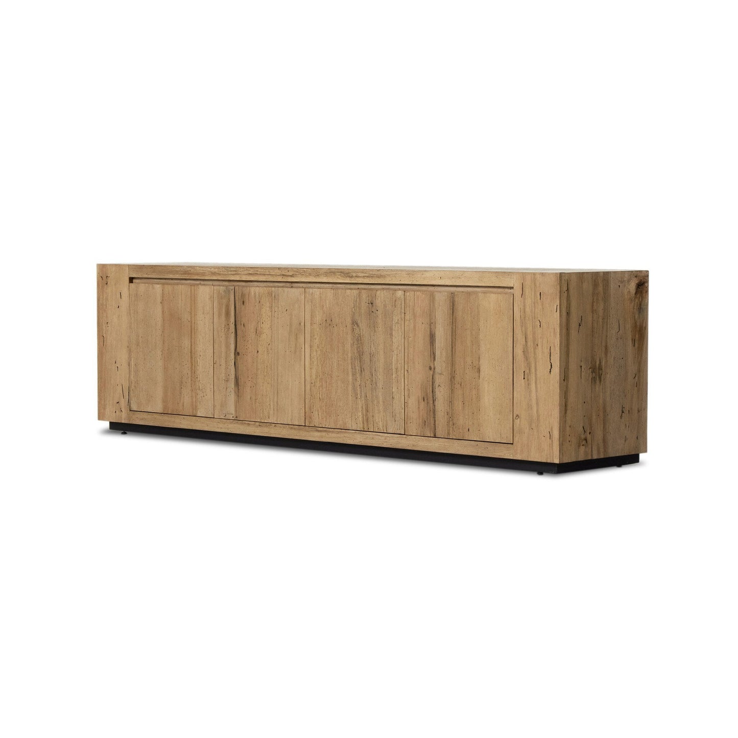 Abaso Media Console - Rustic Wormwood Oak | Four Hands - 239400-001