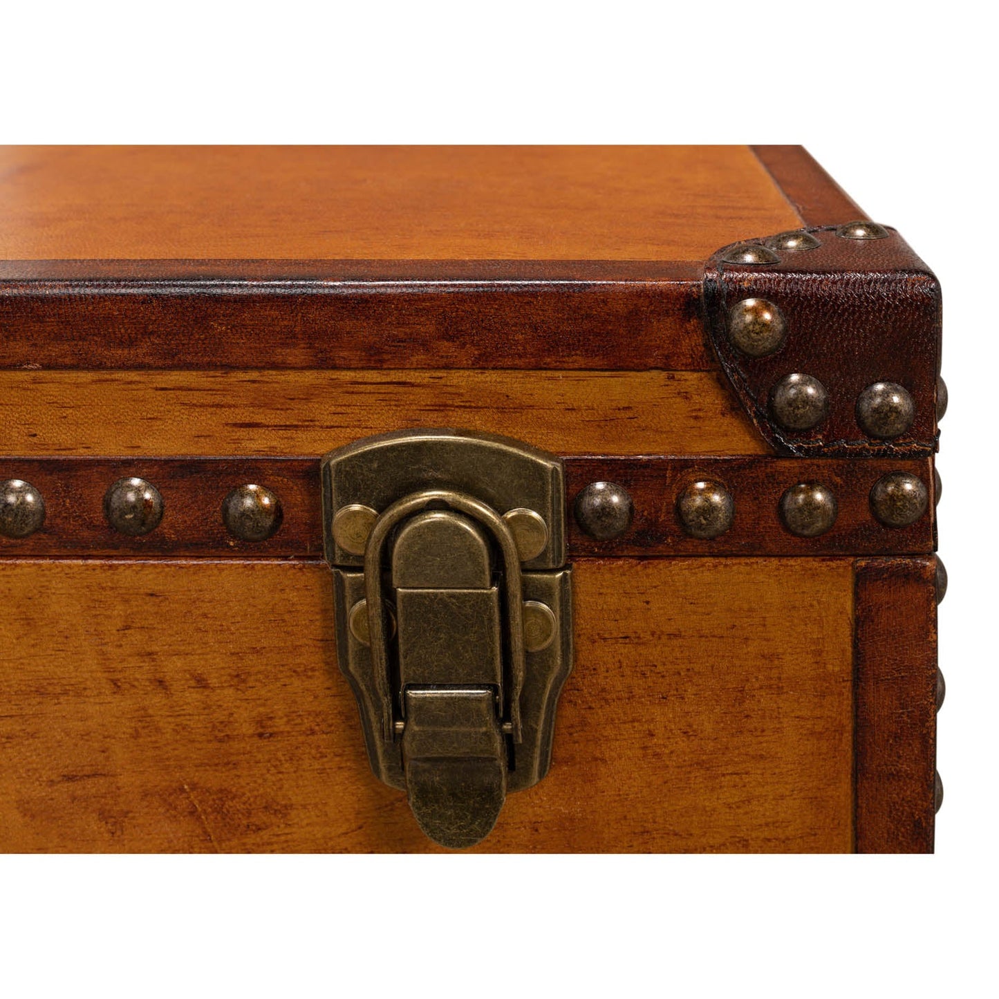 Abilene Leather Box W/Stand | Sarreid Ltd - 26734