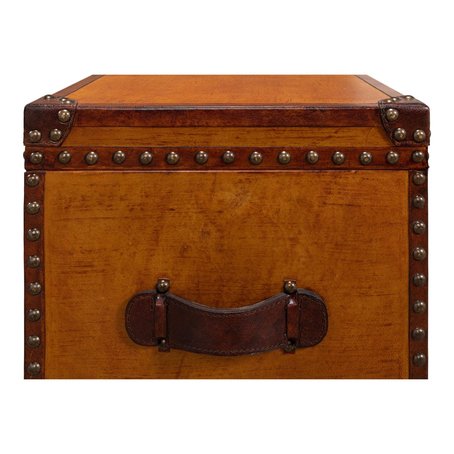 Abilene Leather Box W/Stand | Sarreid Ltd - 26734