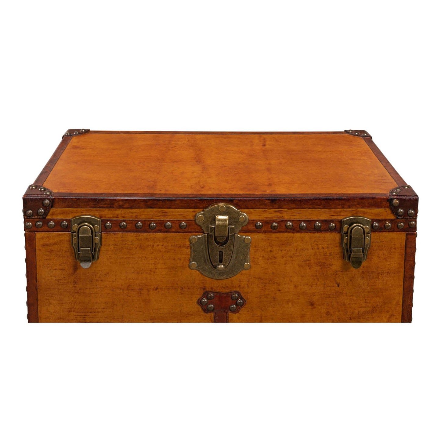 Abilene Leather Box W/Stand | Sarreid Ltd - 26734