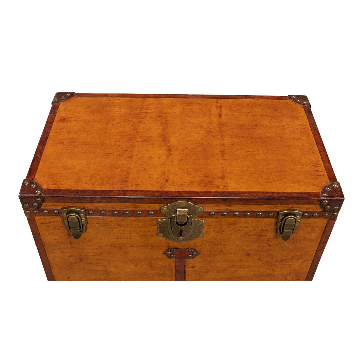 Abilene Leather Box W/Stand | Sarreid Ltd - 26734