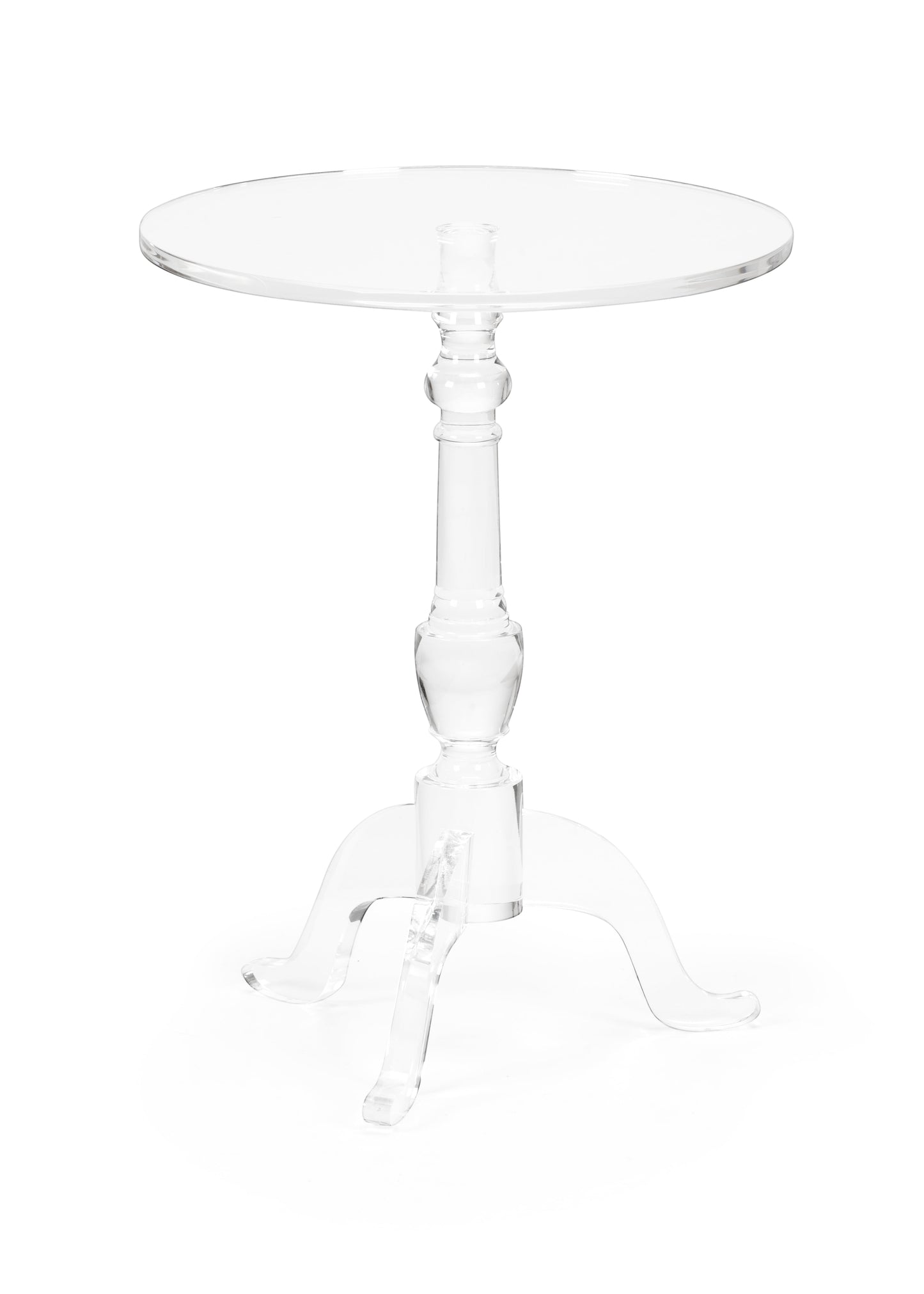 Acrylic Pedestal Side Table | Chelsea House - 384787