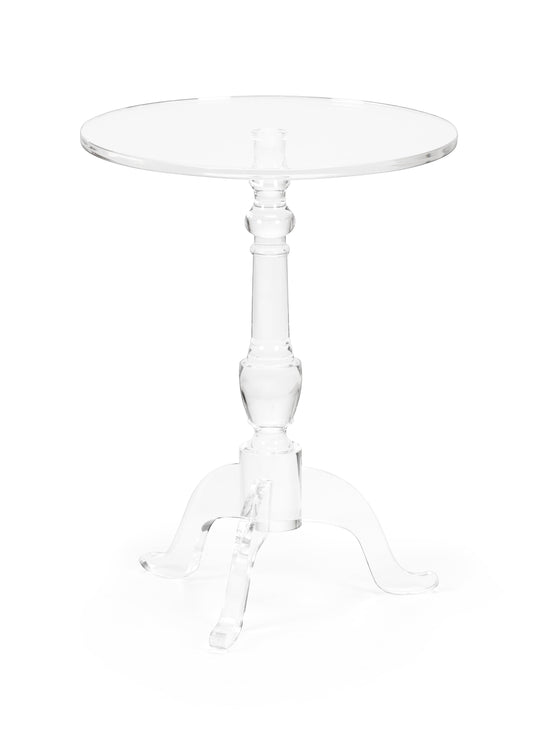 Acrylic Pedestal Side Table | Chelsea House - 384787