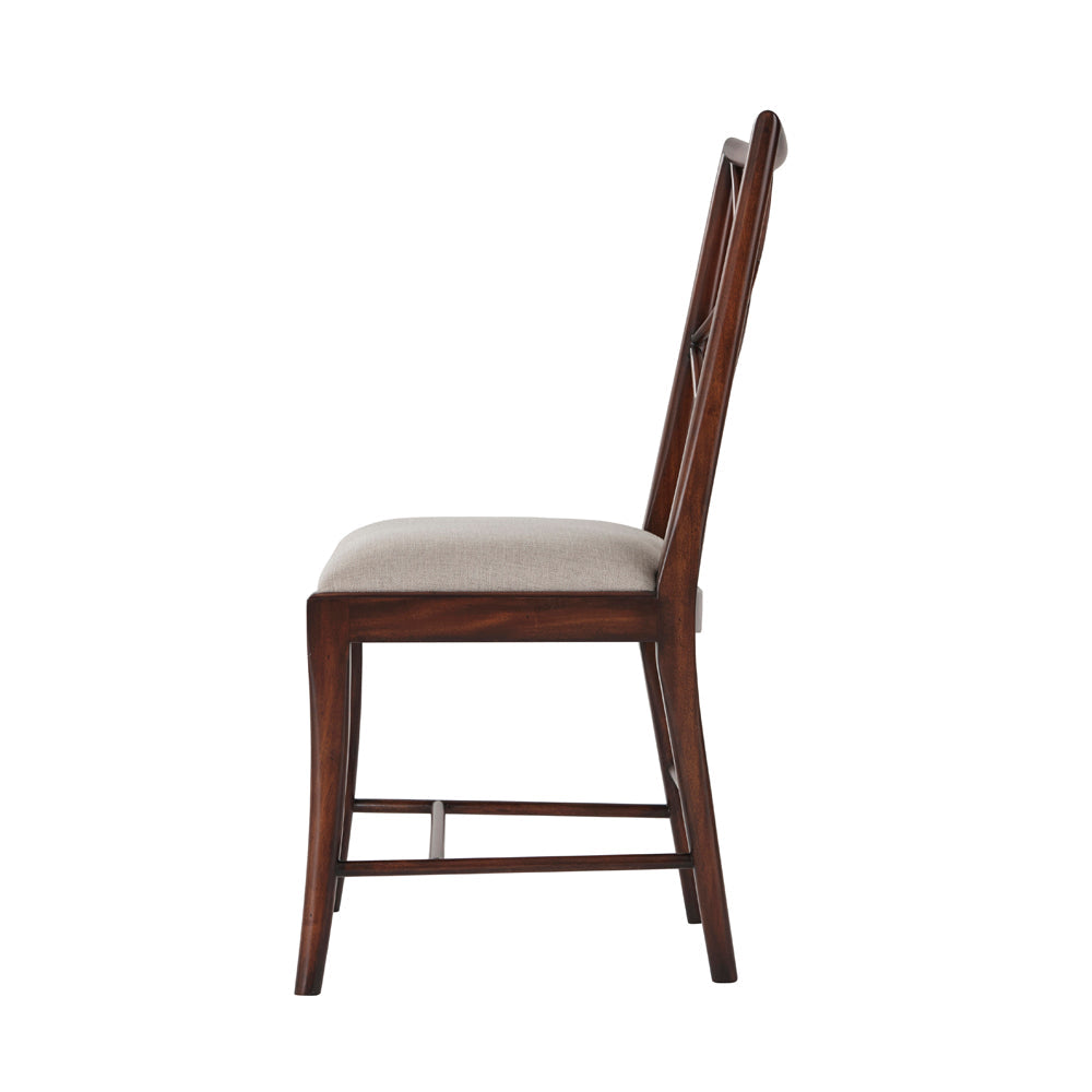 A Delicate Trellis Side Chair | Theodore Alexander - 4000-613.1BFF