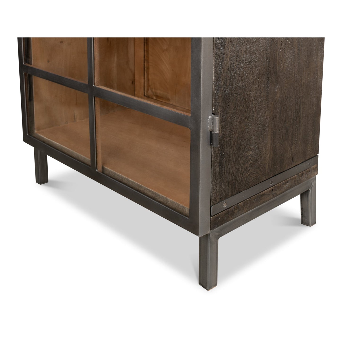 A Gem Of A Handle Display Cabinet Right | Sarreid Ltd - 40661R