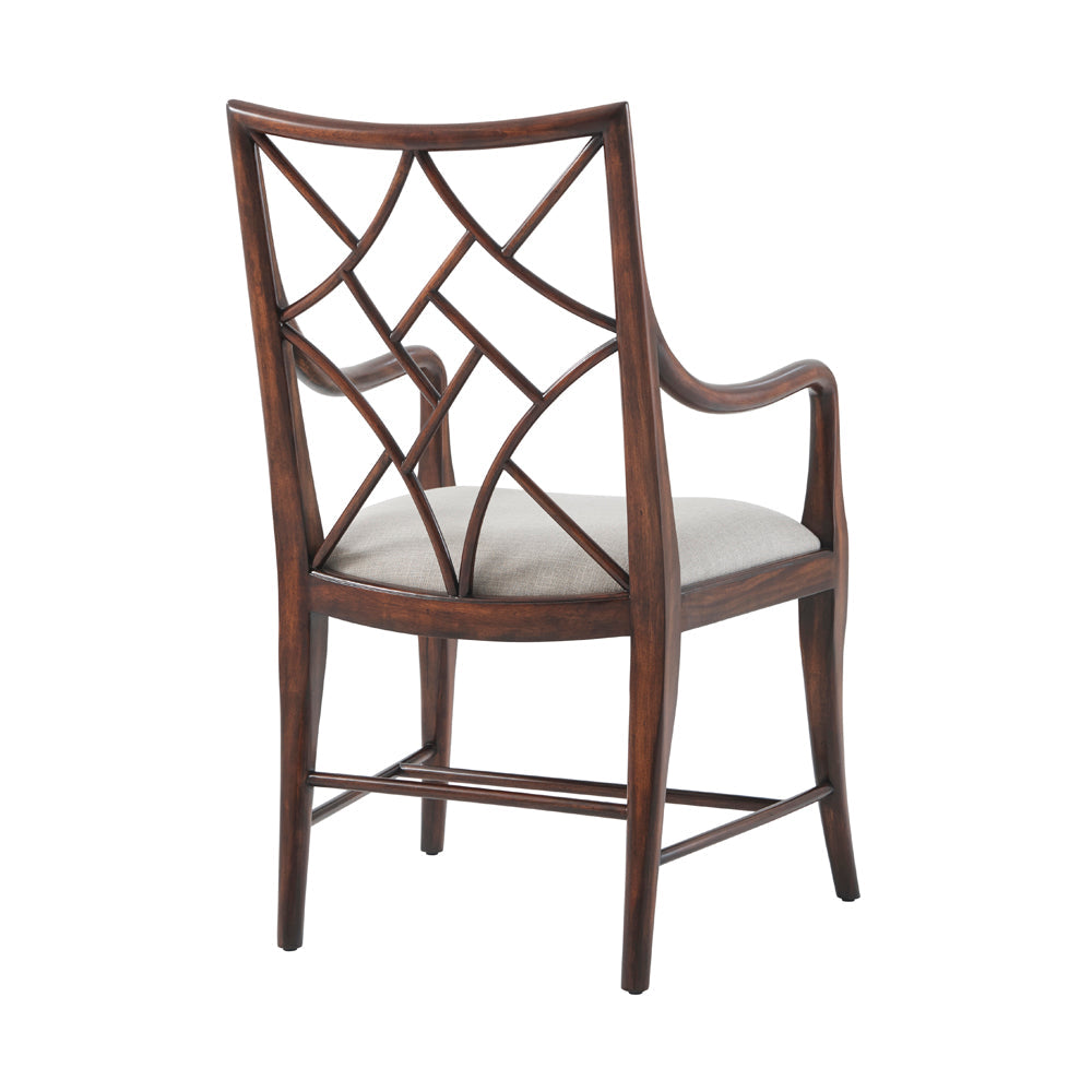 A Delicate Trellis Armchair | Theodore Alexander - 4100-613.1BFF