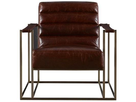 Accents Jensen Accent Chair-Brown Leather | Universal Furniture - 687535-650