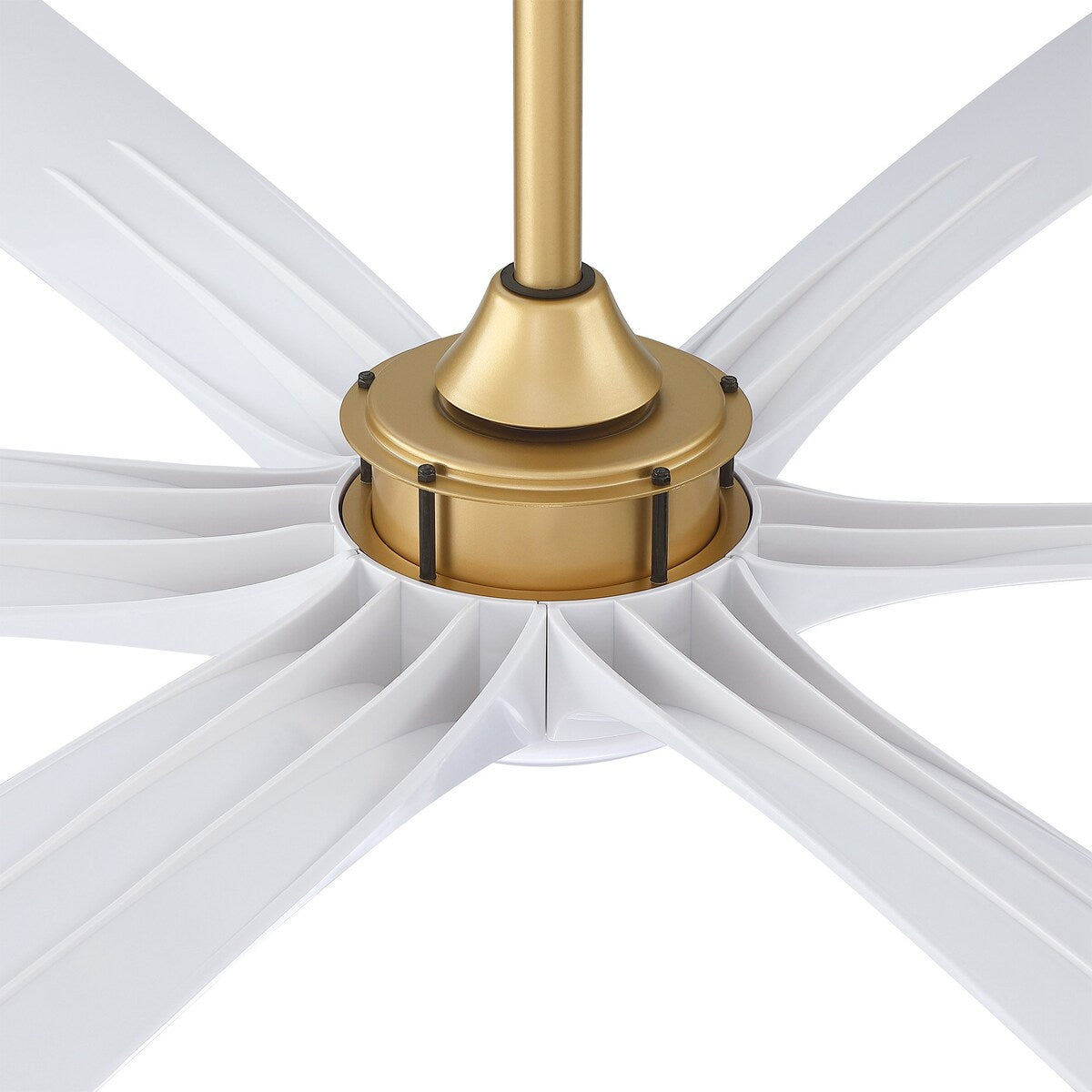 72-inch Driftwood 6-Blade Large DC Ceiling Fan with Light and Remote