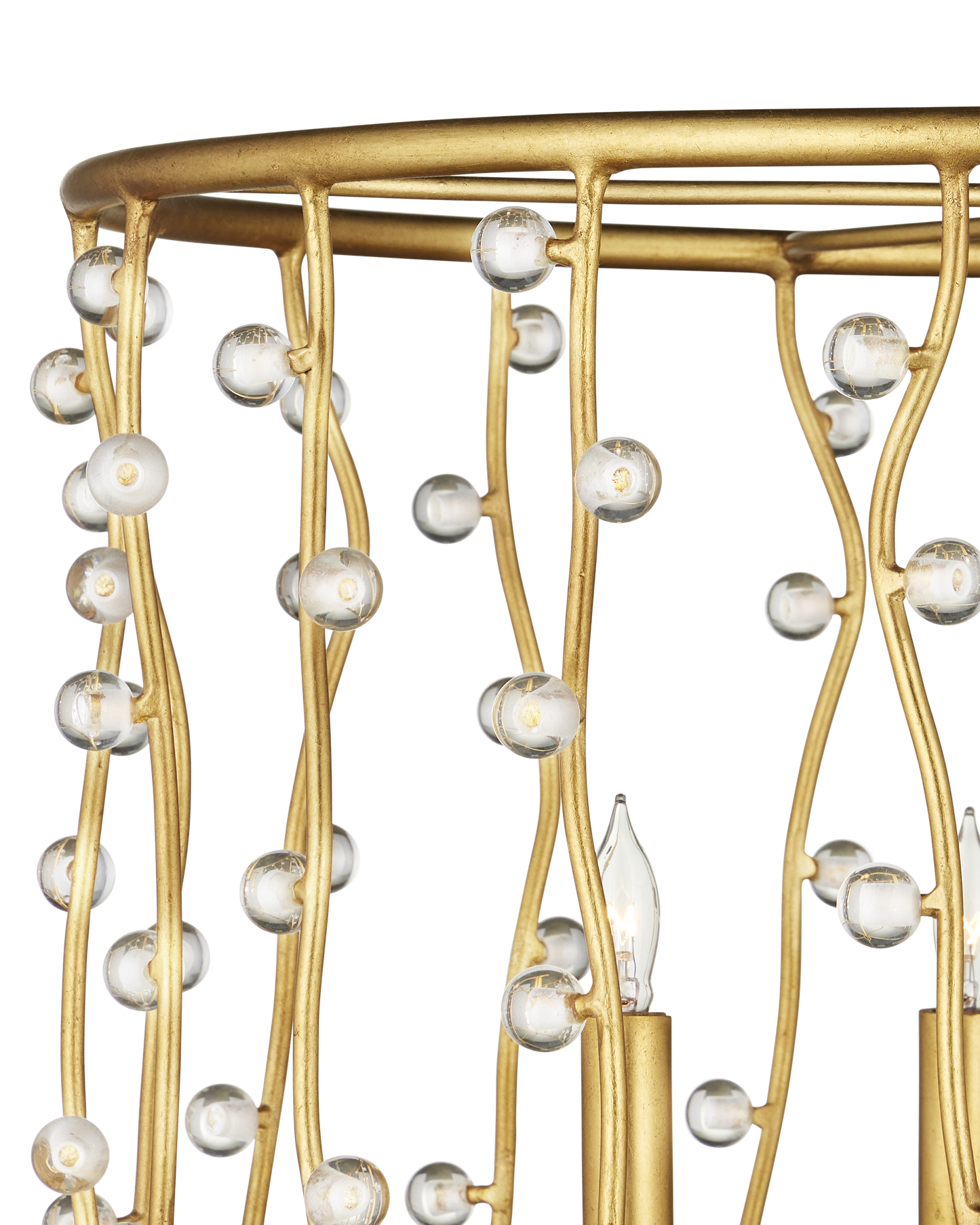 Adagio Chandelier - Gold | Currey & Co - 9000-1239
