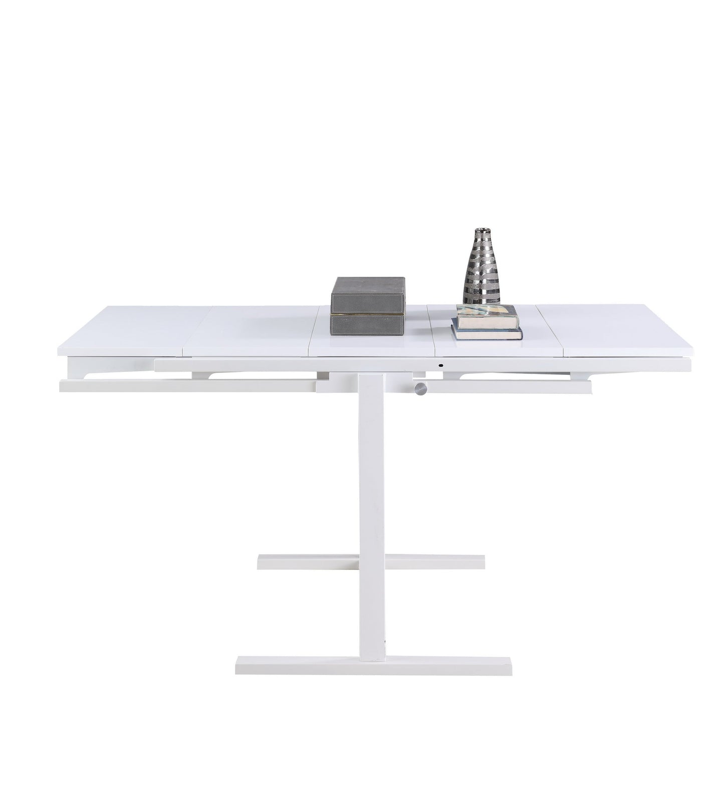 32 Convertible Bookshelf and Dining Table | Modern Motion - 8473-DT-WHT