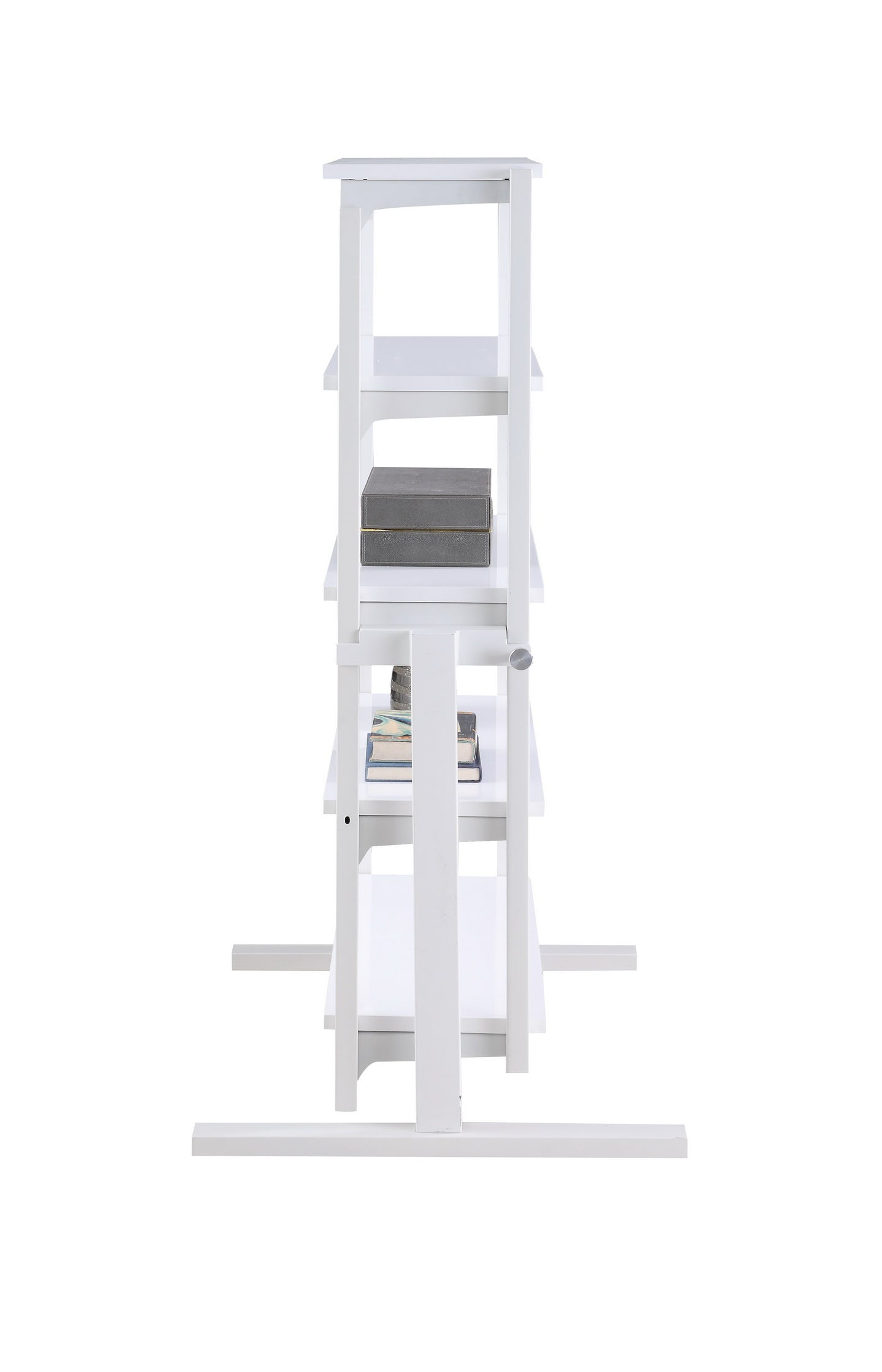 32 Convertible Bookshelf and Dining Table | Modern Motion - 8473-DT-WHT