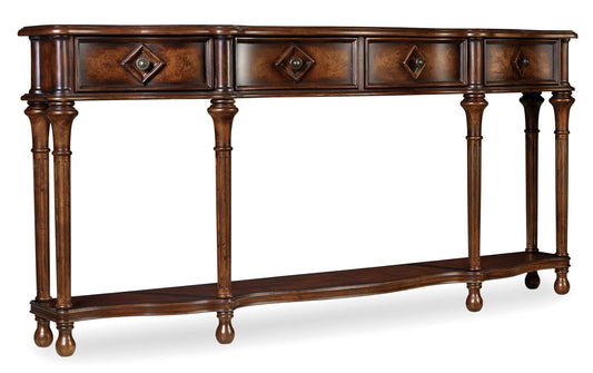 72'' Hall Console - Dark Wood | Hooker Furniture - 963-85-122