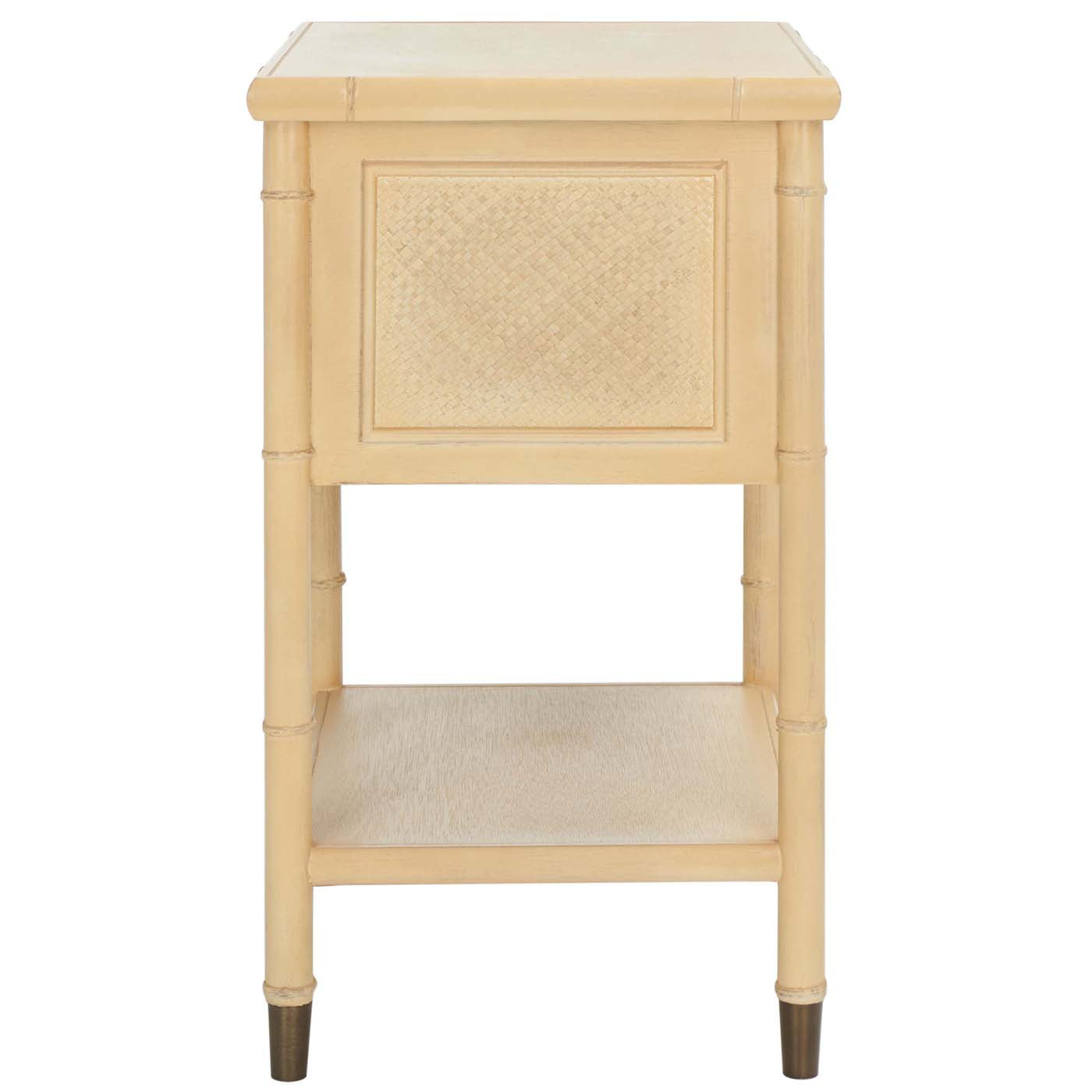 Ahab 2 Drawer 1 Shelf Accent Table | Safavieh - ACC6606
