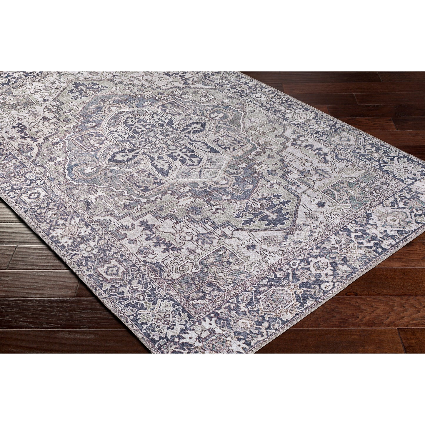 Livabliss Adenia Vintage Medallion Printed Area Rug