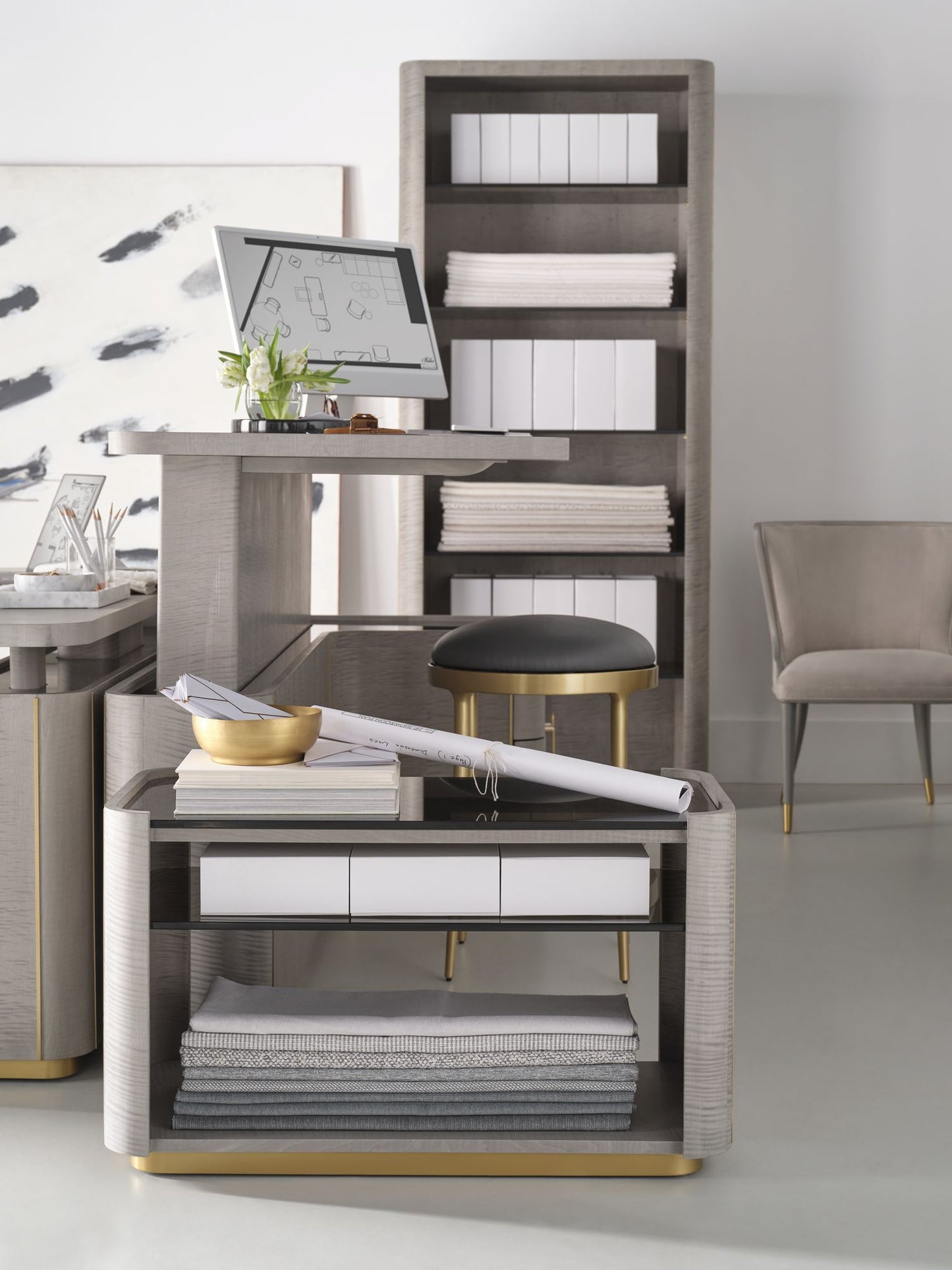 36 Wide Low Bookcase | Baker Furniture - BAA4590