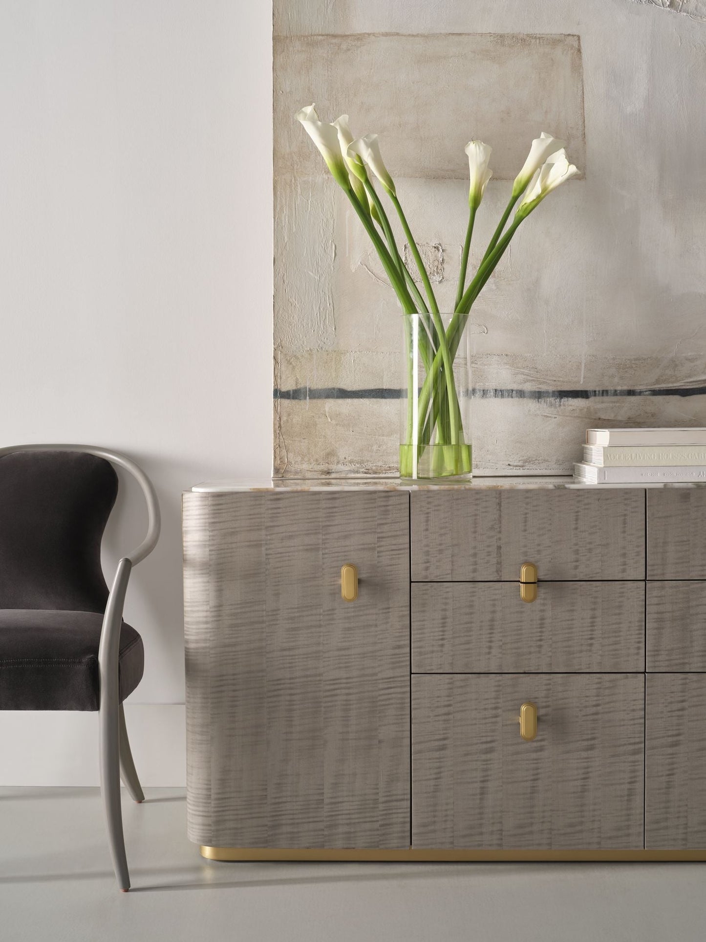 72 Wide Multi-Storage Credenza | Baker Furniture - BAA4565