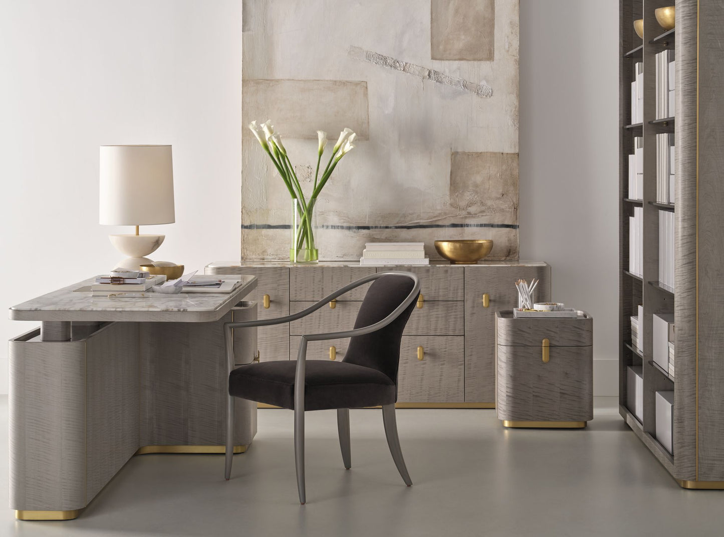 72 Wide Multi-Storage Credenza | Baker Furniture - BAA4565