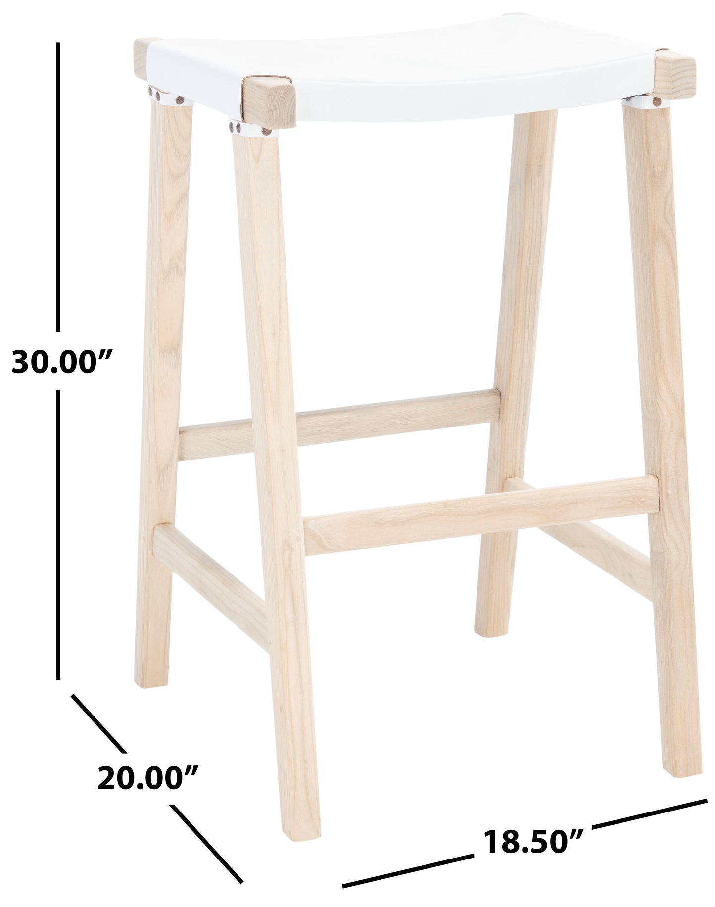 Aariz Rectangle Barstool | Safavieh - BST1010