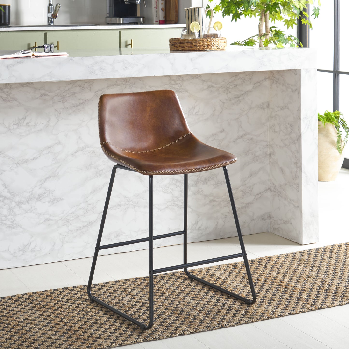 Acela Counter Stool | Safavieh -  BST7509