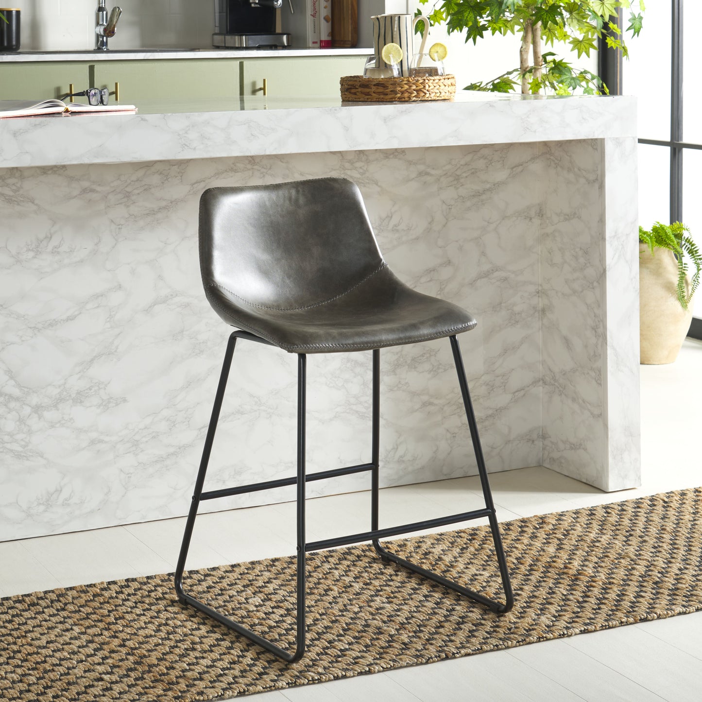Acela Counter Stool | Safavieh -  BST7509
