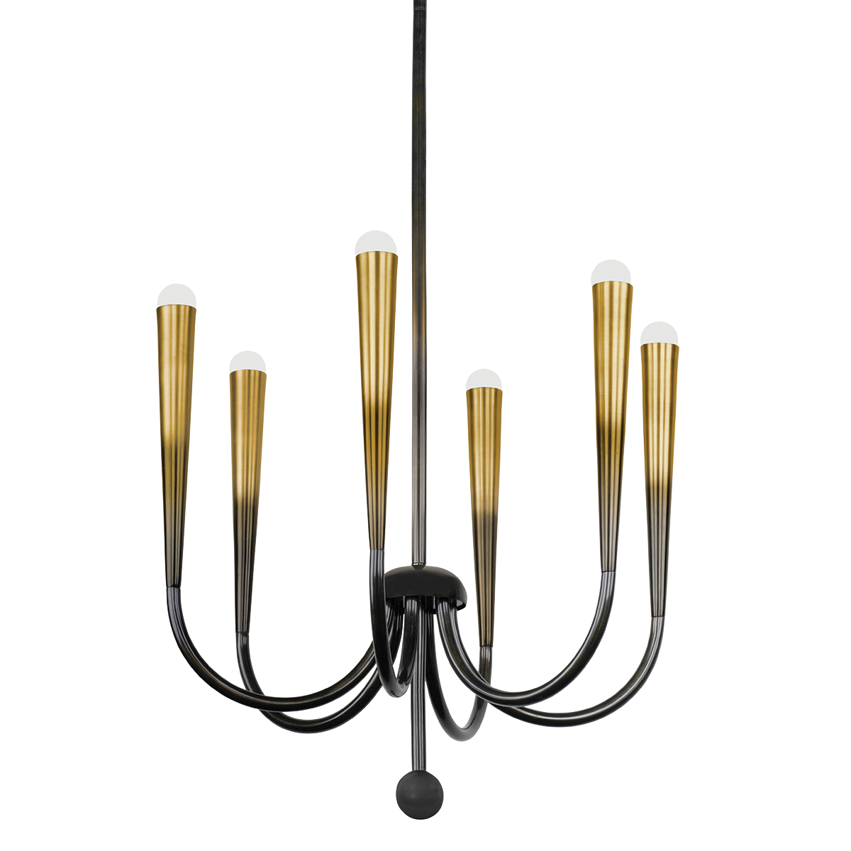 ADLEY Chandelier - Gradient Brass | Hudson Valley Lighting - CB3846-GB