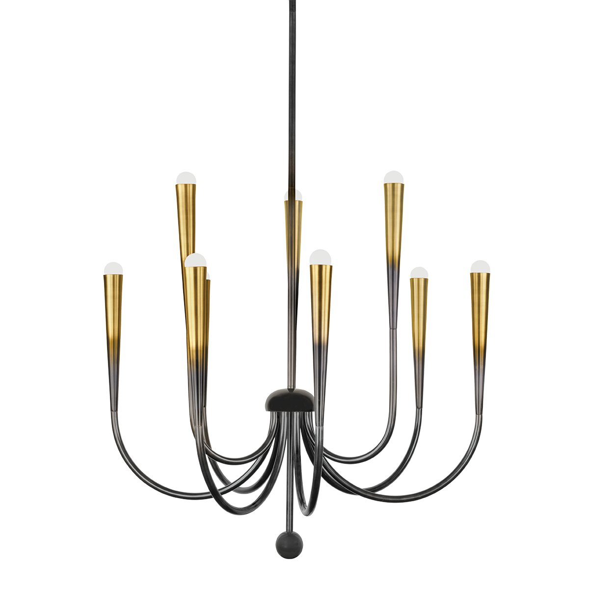 ADLEY Chandelier - Gradient Brass | Hudson Valley Lighting - CB3849-GB