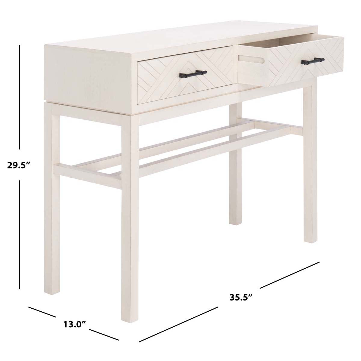 Ajana 2 Drawer Console | Safavieh - CNS5709