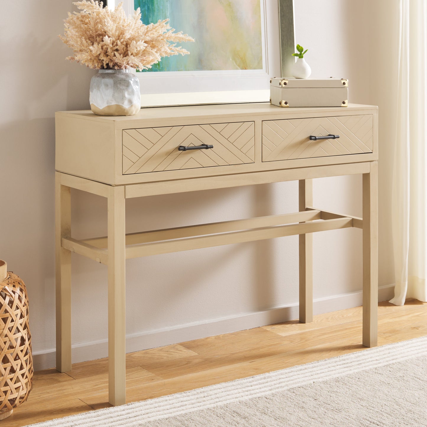 Ajana 2 Drawer Console | Safavieh - CNS5709