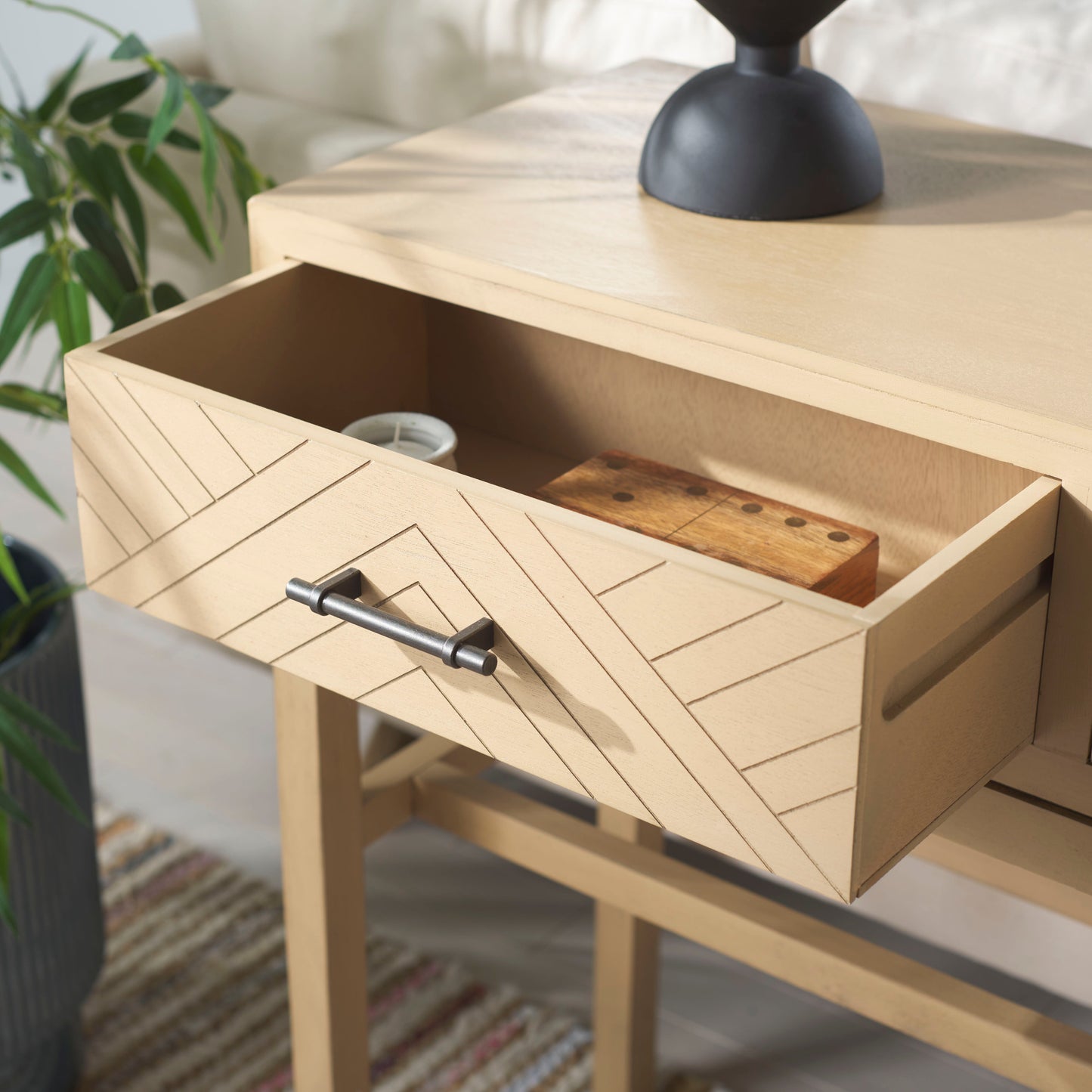 Ajana 2 Drawer Console | Safavieh - CNS5709