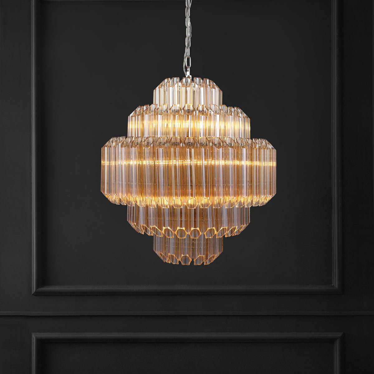 Adaline Glass Chandelier | Safavieh Couture – CTL1056