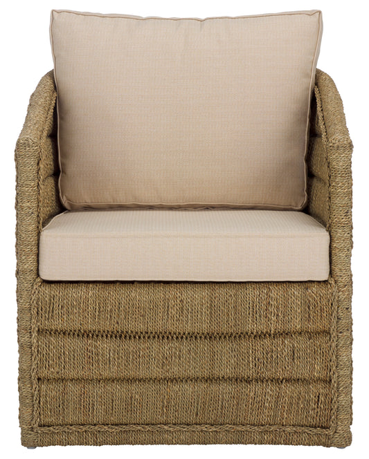 Aikan Woven Sea Grass Accent Chair | Safavieh Couture - CWK2017