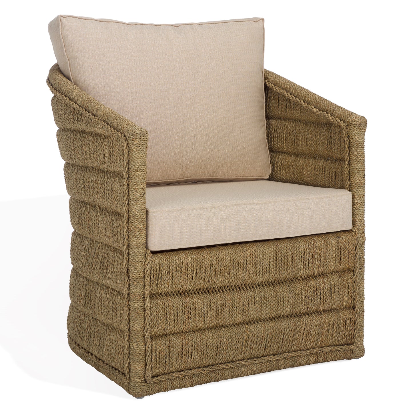 Aikan Woven Sea Grass Accent Chair | Safavieh Couture - CWK2017