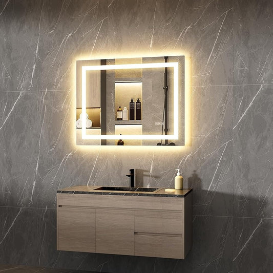 LED Mirror Backlit Front Lighted Bathroom Vanity Mirror