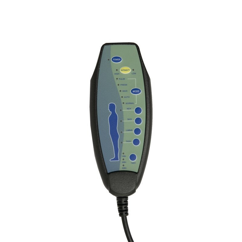 Linen Massage recliner Interior with remote control, ergonomic electric massage recliner, 5 modes