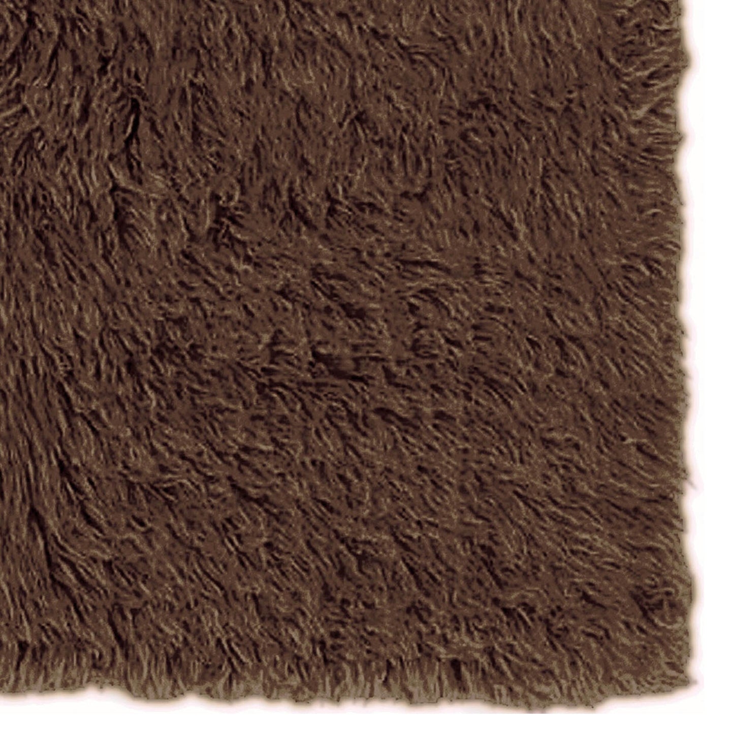 Linon Flokati Wool Thick Area Rug