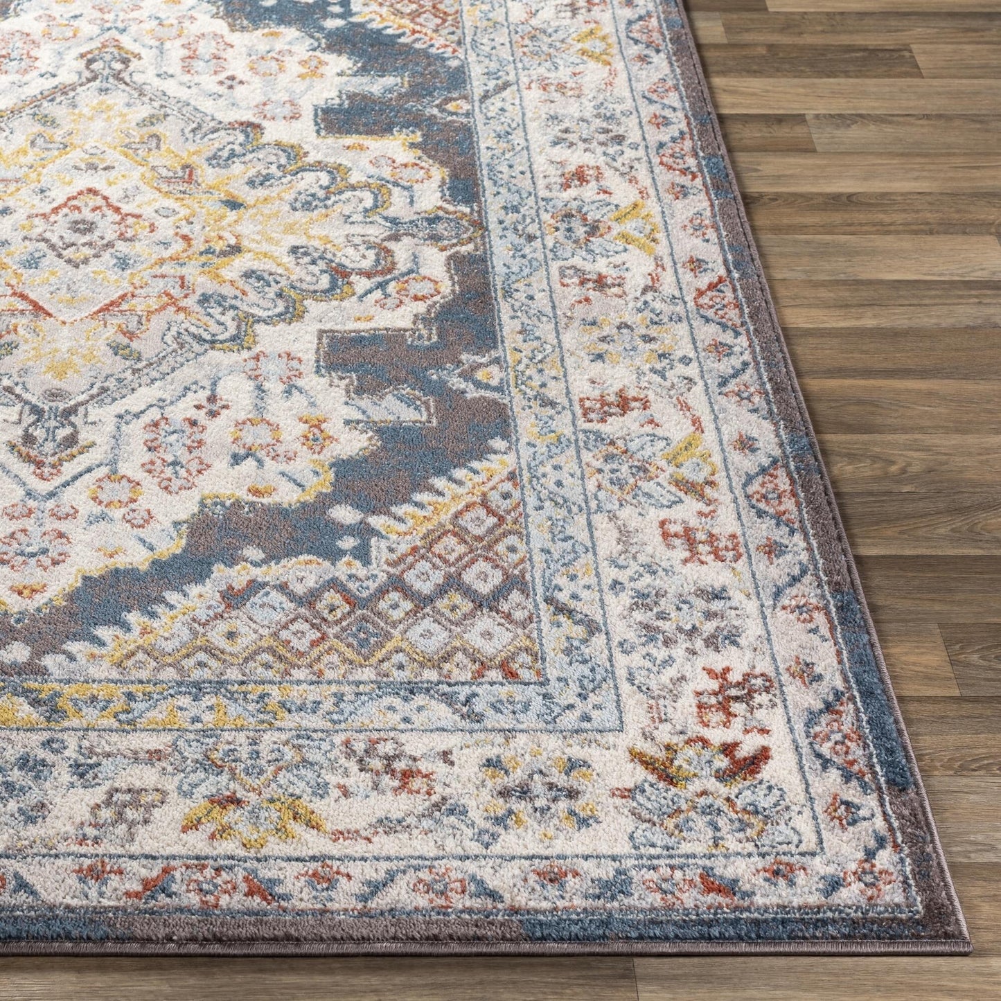 Livabliss Ankara Updated Traditional Medallion Area Rug