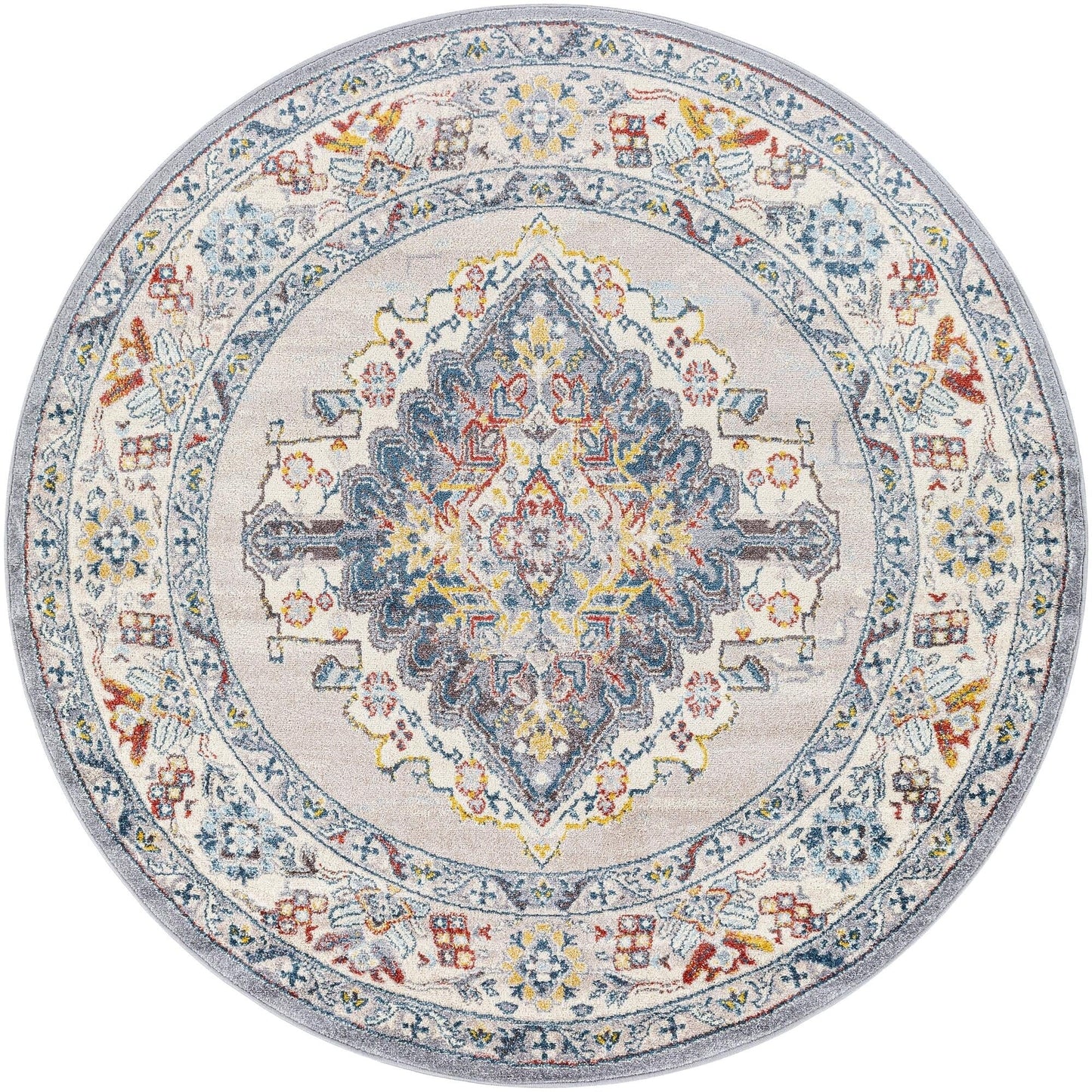 Livabliss Ankara Updated Traditional Medallion Area Rug